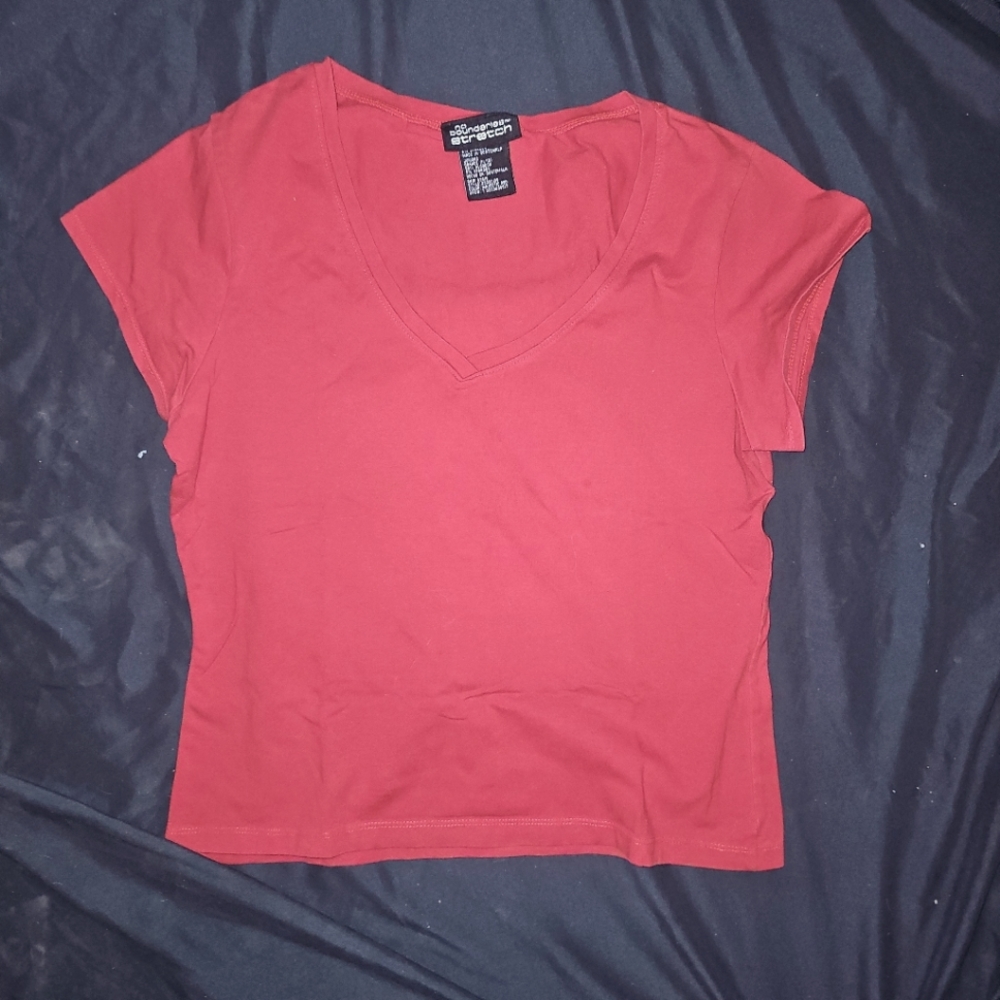 V neck crop top